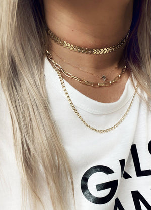 Cubana Chain Necklace, 