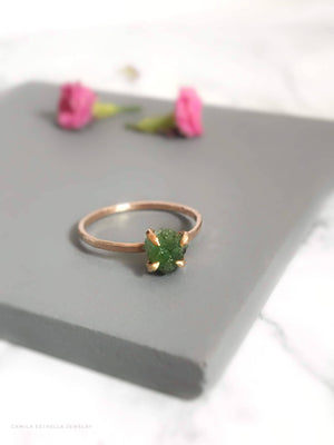 Genuine Emerald Ring, 