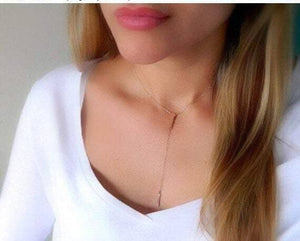 long y necklace gold