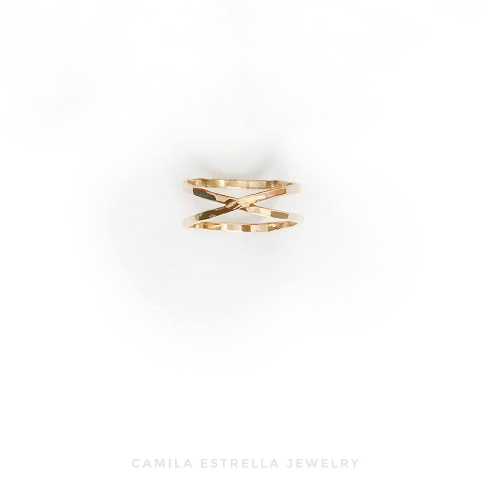 Solid Gold Bella Infinity Ring, 