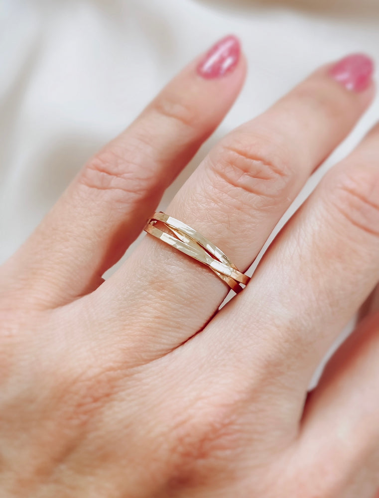 stackable rings gold filled