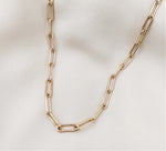 thick paperclip chain gold