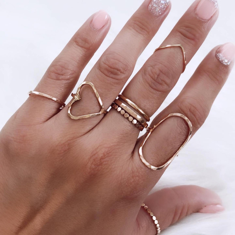 Tiffany stackable rings