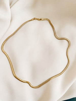 gold herringbone chain 