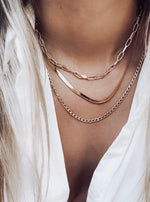 Gold filled chain necklaces 