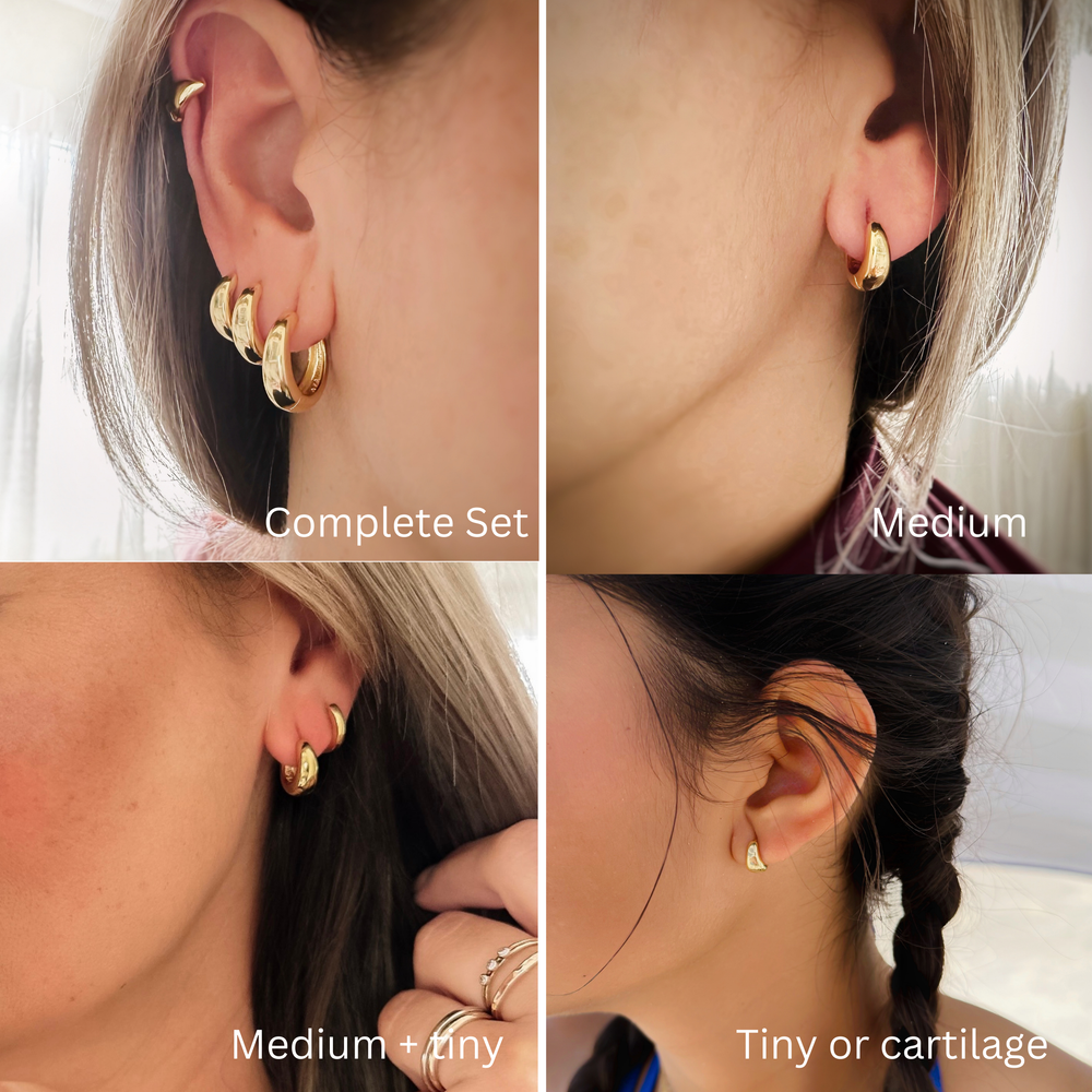 Era Huggie Hoop Earrings
