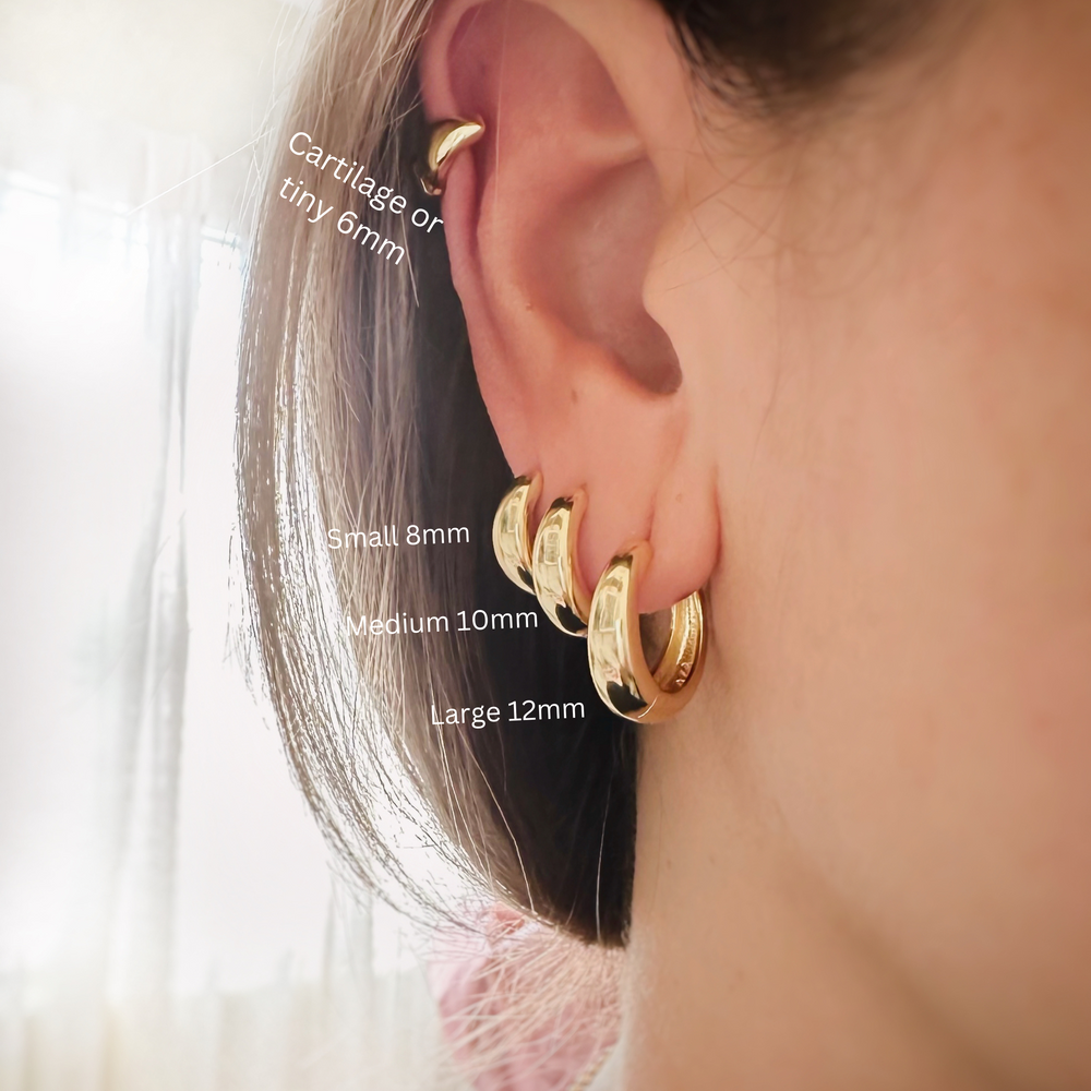 Era Huggie Hoop Earrings