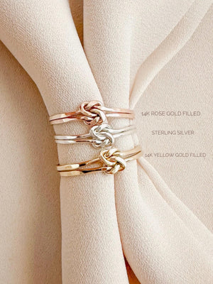 Double Love Knot Ring