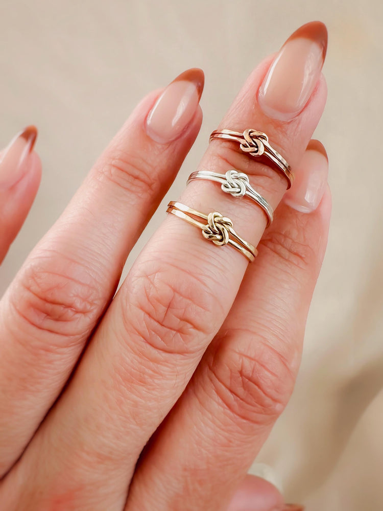 Double Love Knot Ring