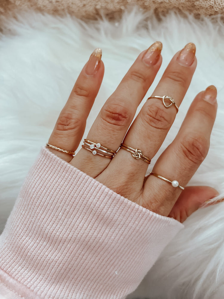 Double Love Knot Ring