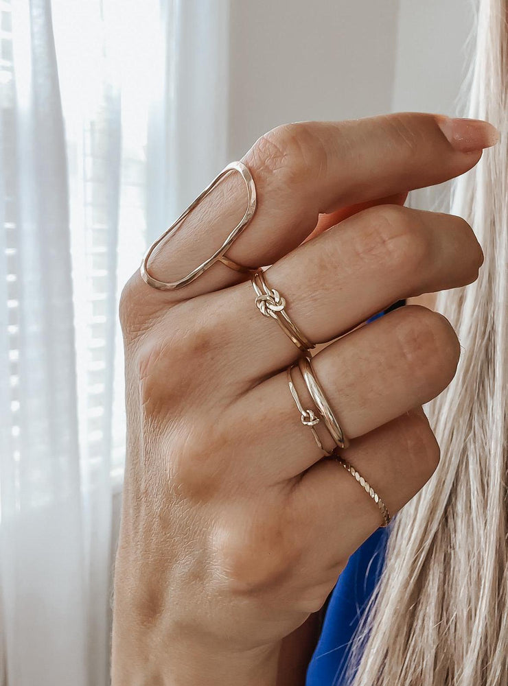 Double Love Knot Ring