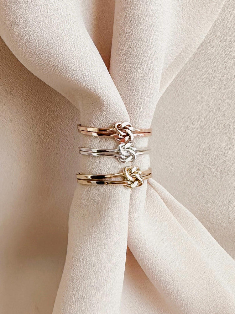 Double Love Knot Ring