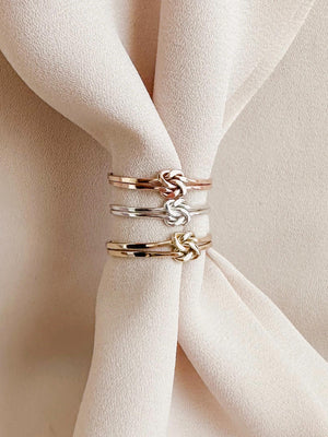 Double Love Knot Ring