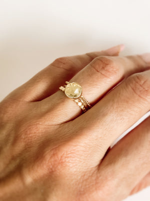 white topaz ring