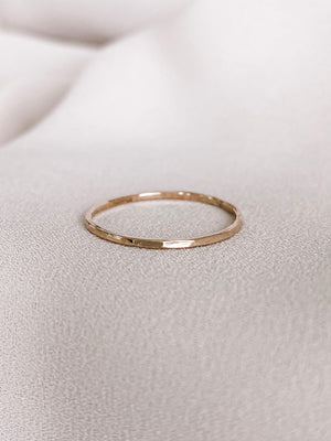 
            
                Load image into Gallery viewer, Thin Stack Rings Set - 14K Solid Gold
            
        