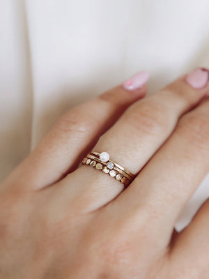 
            
                Load image into Gallery viewer, Minimalist Birthstone Ring
            
        