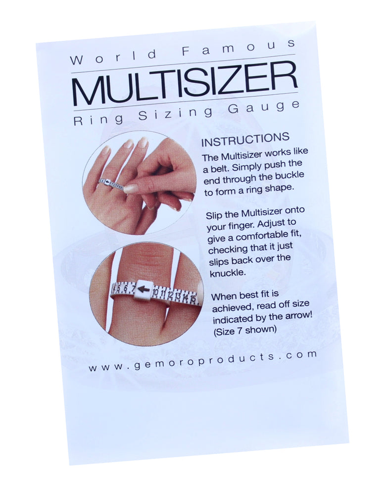 Multi-size Ring Sizing Gauge