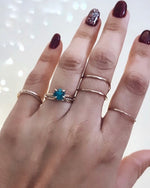 Turquoise ring for women 