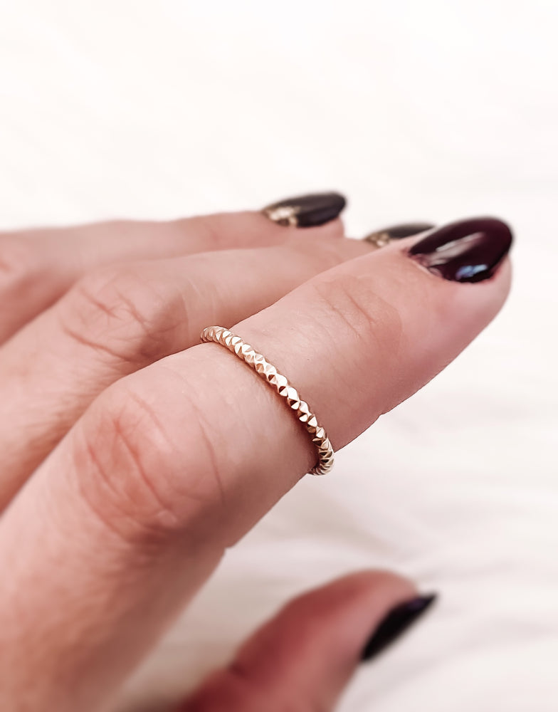 sparkle gold filled ring
