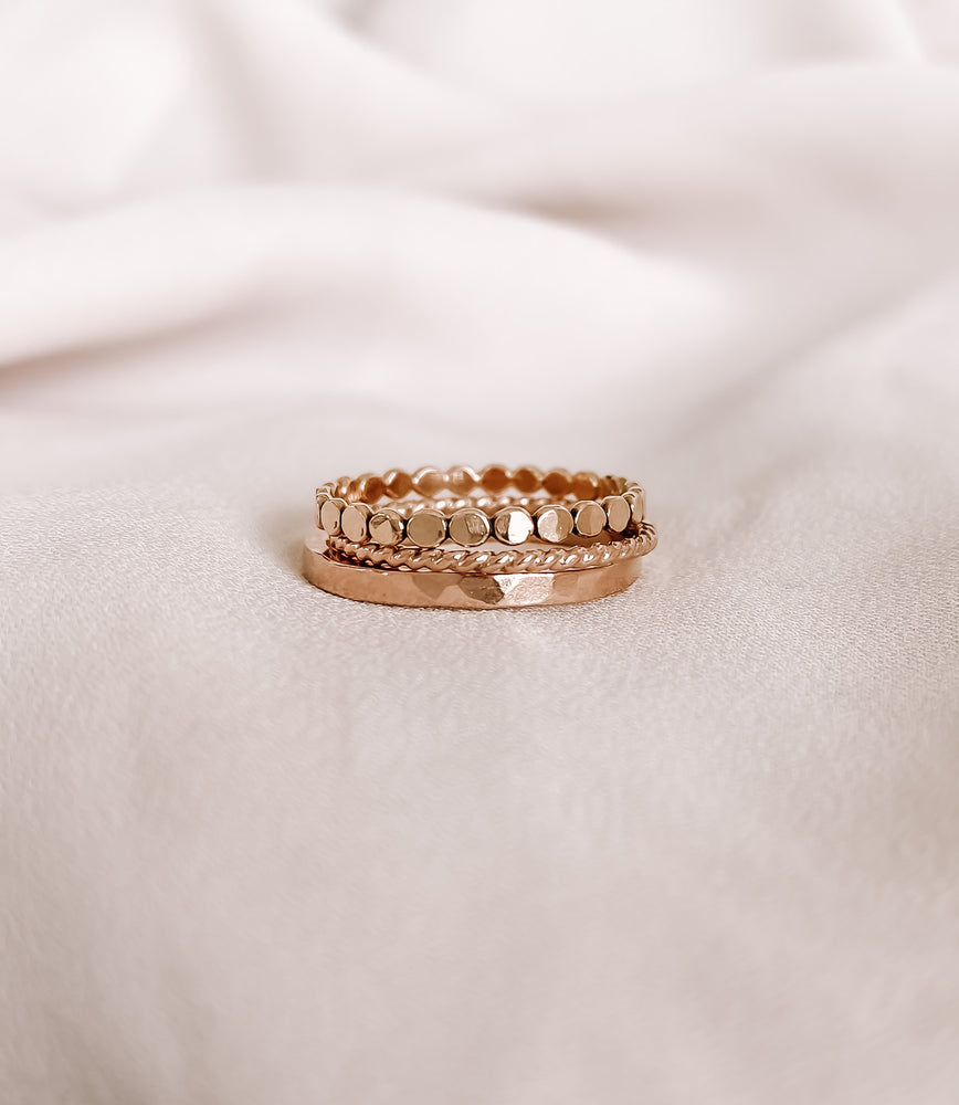 
            
                Load image into Gallery viewer, Gold filled stacking rings
            
        