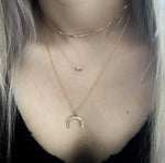 gold rainbow necklace