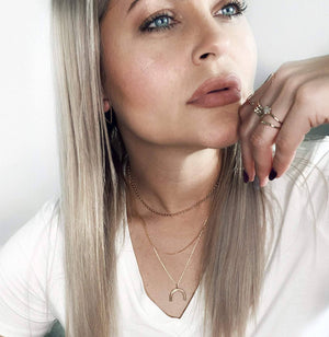 layering chains necklace