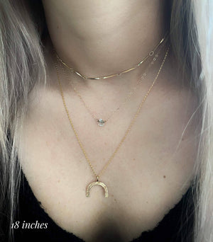 layering necklace gold