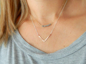 Chevron Necklace, 
