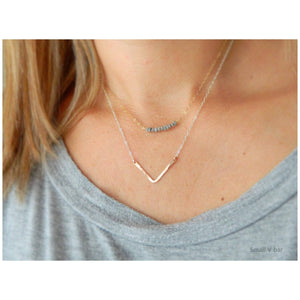 Chevron Necklace, 