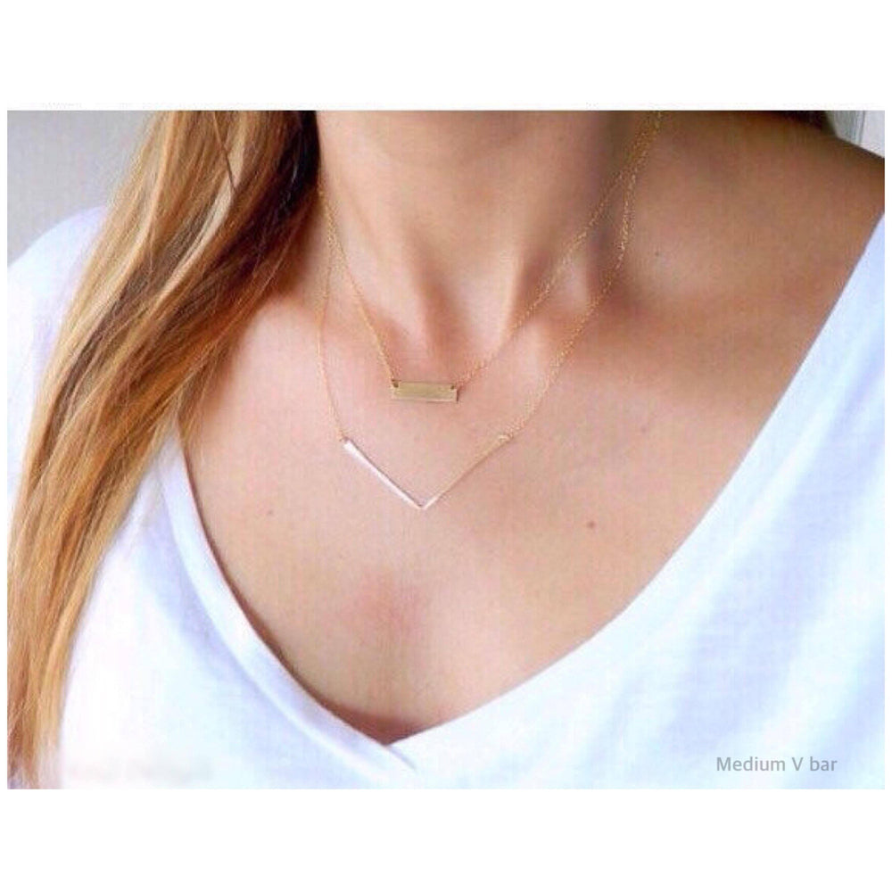 Chevron Necklace, 
