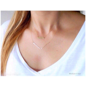 Chevron Necklace, 