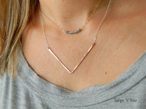 Chevron Necklace, 