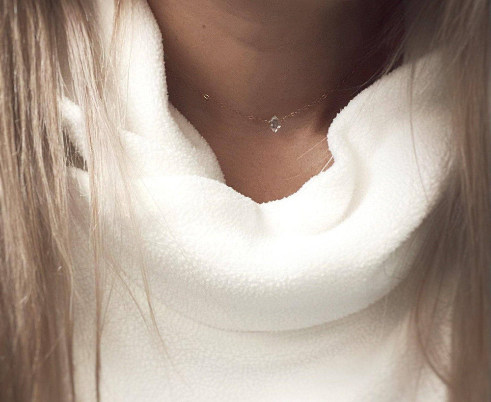 herkimer diamond choker