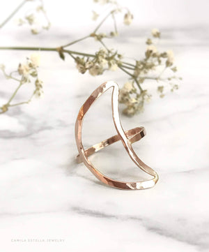 Crescent Moon Ring, 