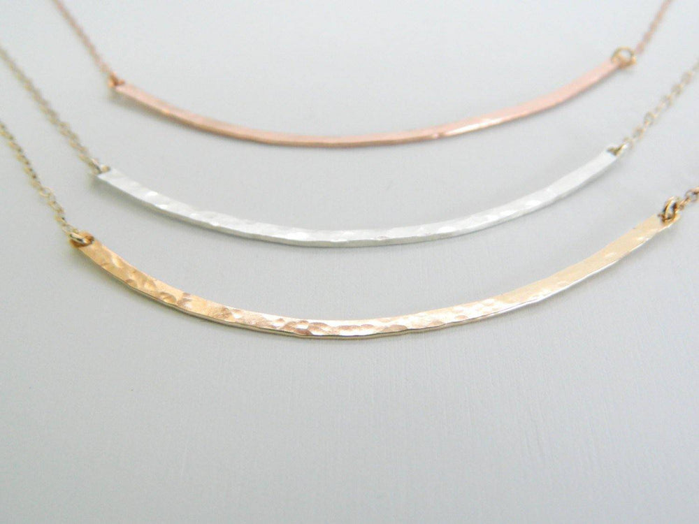 Curved Choker Necklace