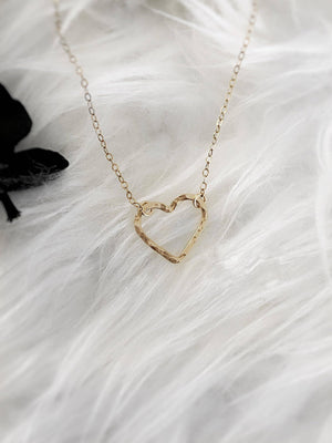 Open Heart Necklace