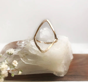 Diamond Shape Ring gold 