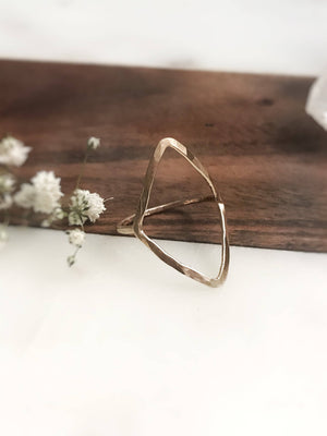 Diamond Shape Ring gold filled