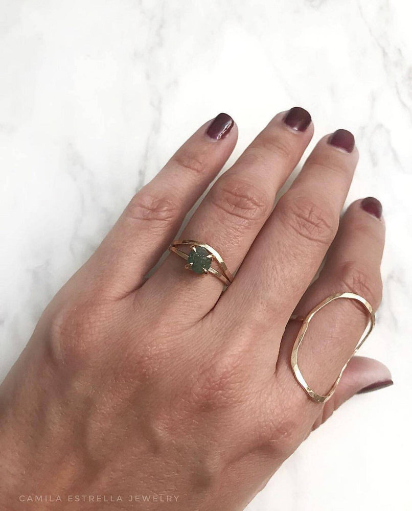 Genuine Emerald Ring, 