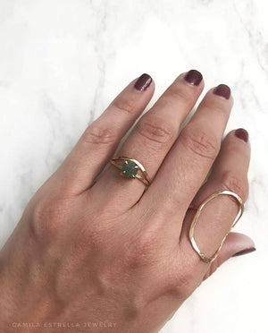 Genuine Emerald Ring, 
