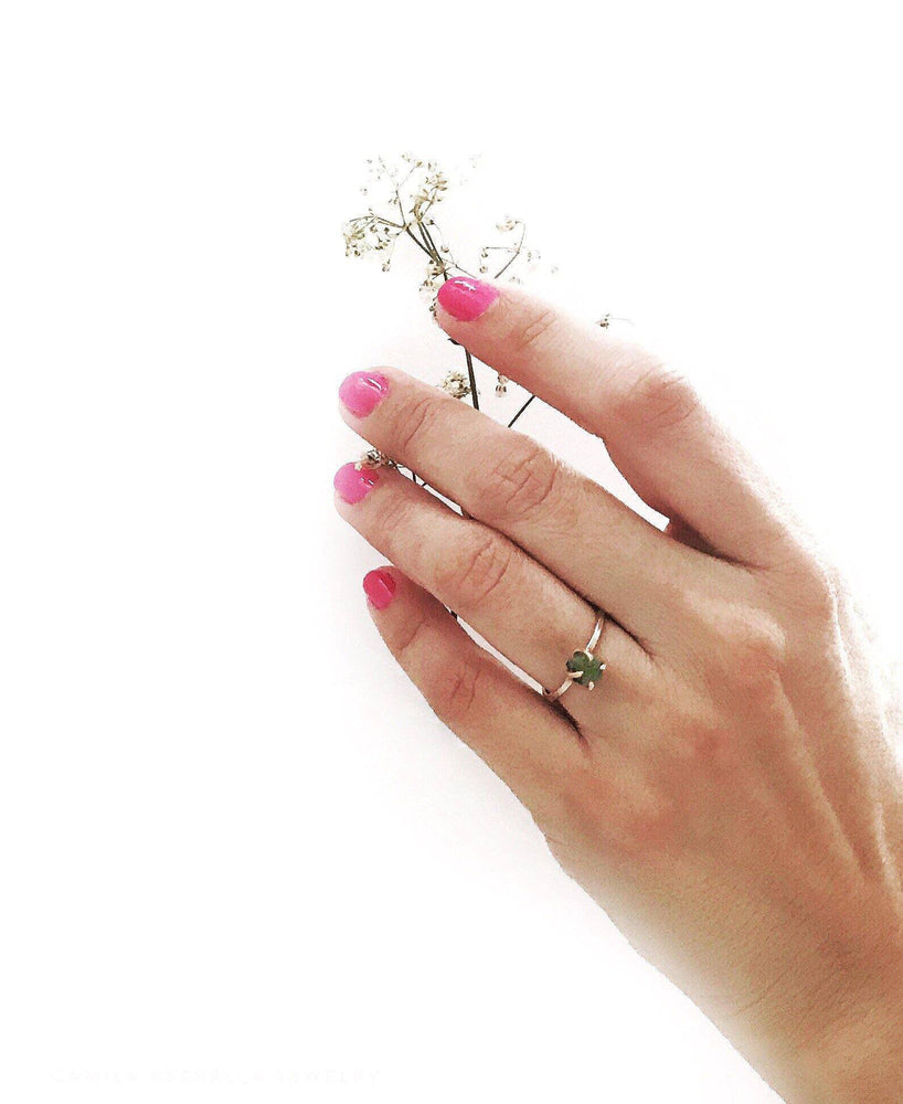 Genuine Emerald Ring, 