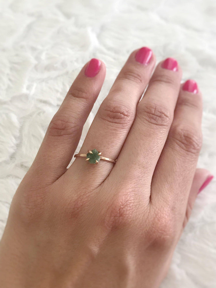 Genuine Emerald Ring, 