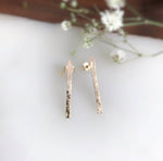 Gold Bar Earrings for Women, 