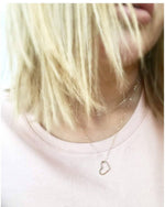 Gold Heart Necklace, 