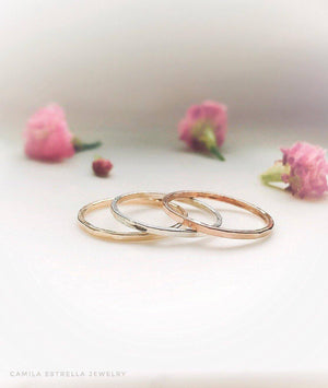 Gold Stacking Ring Sets