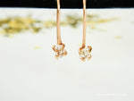 Herkimer Diamond Dangle Earrings, 