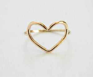 
            
                Load image into Gallery viewer, Open Heart Ring Tiffany 
            
        