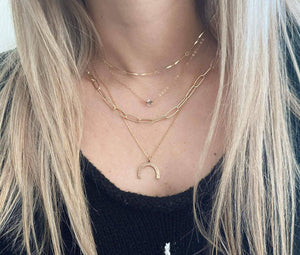 paperclip necklace trend