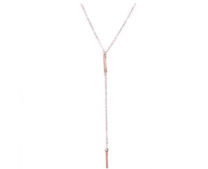 short y necklace gold