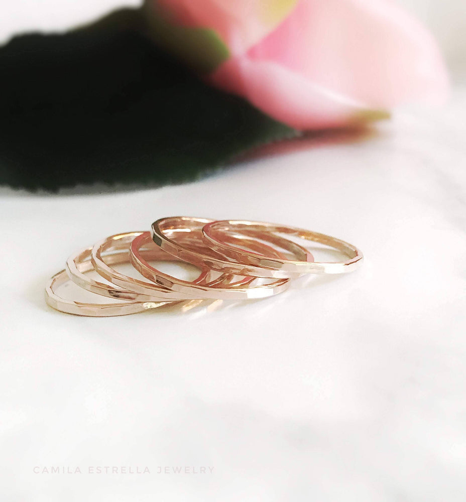 Stack Rings Minimalise Minimal Stack Rings - Set of 6